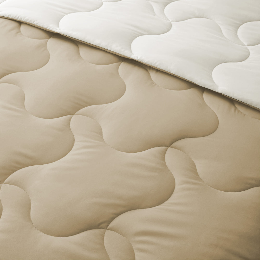 Luxury Reversible Down Alternative Machine Washable Comforter Set with Shams Image 8