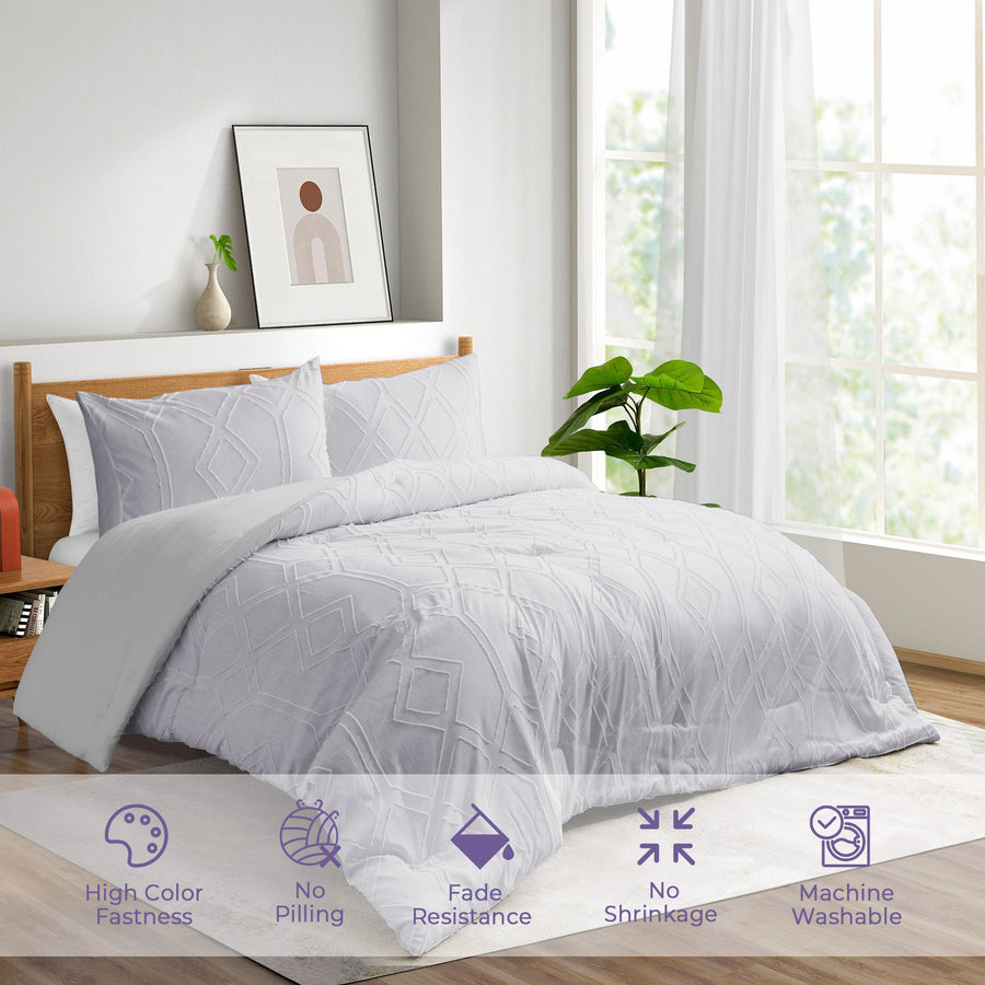 Comforter Sets Microfiber Down Alternative Bedspreads Bedding Set Image 1