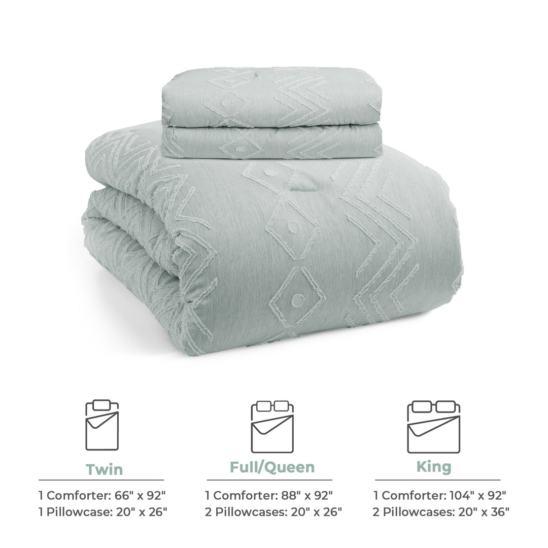 Down Alternative Comforter Set Comforter with Sham-Quilted Duvet Insert with Corner Tabs Image 4