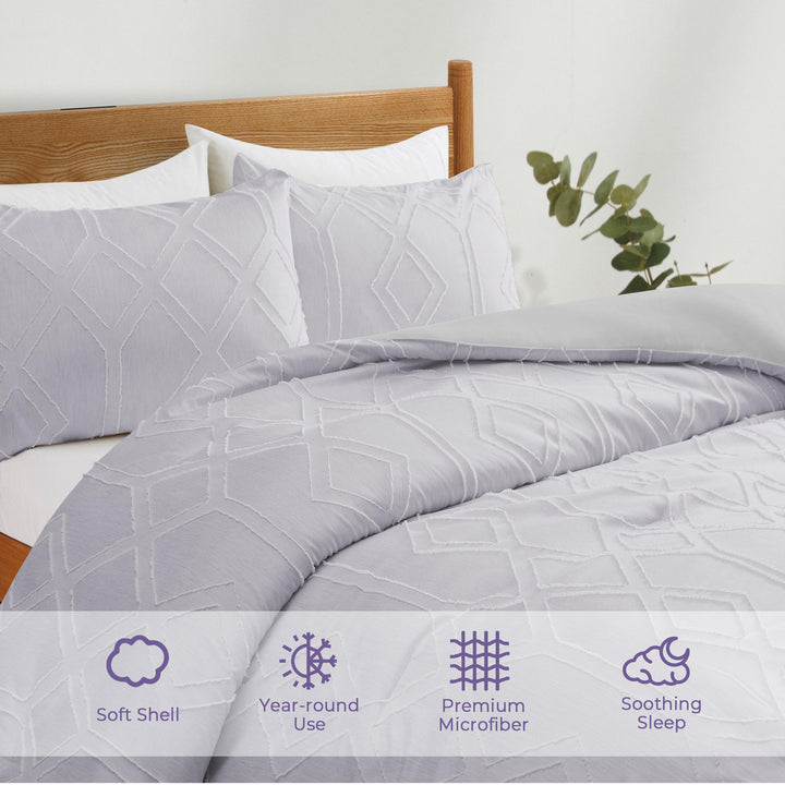 Comforter Sets Microfiber Down Alternative Bedspreads Bedding Set Image 3