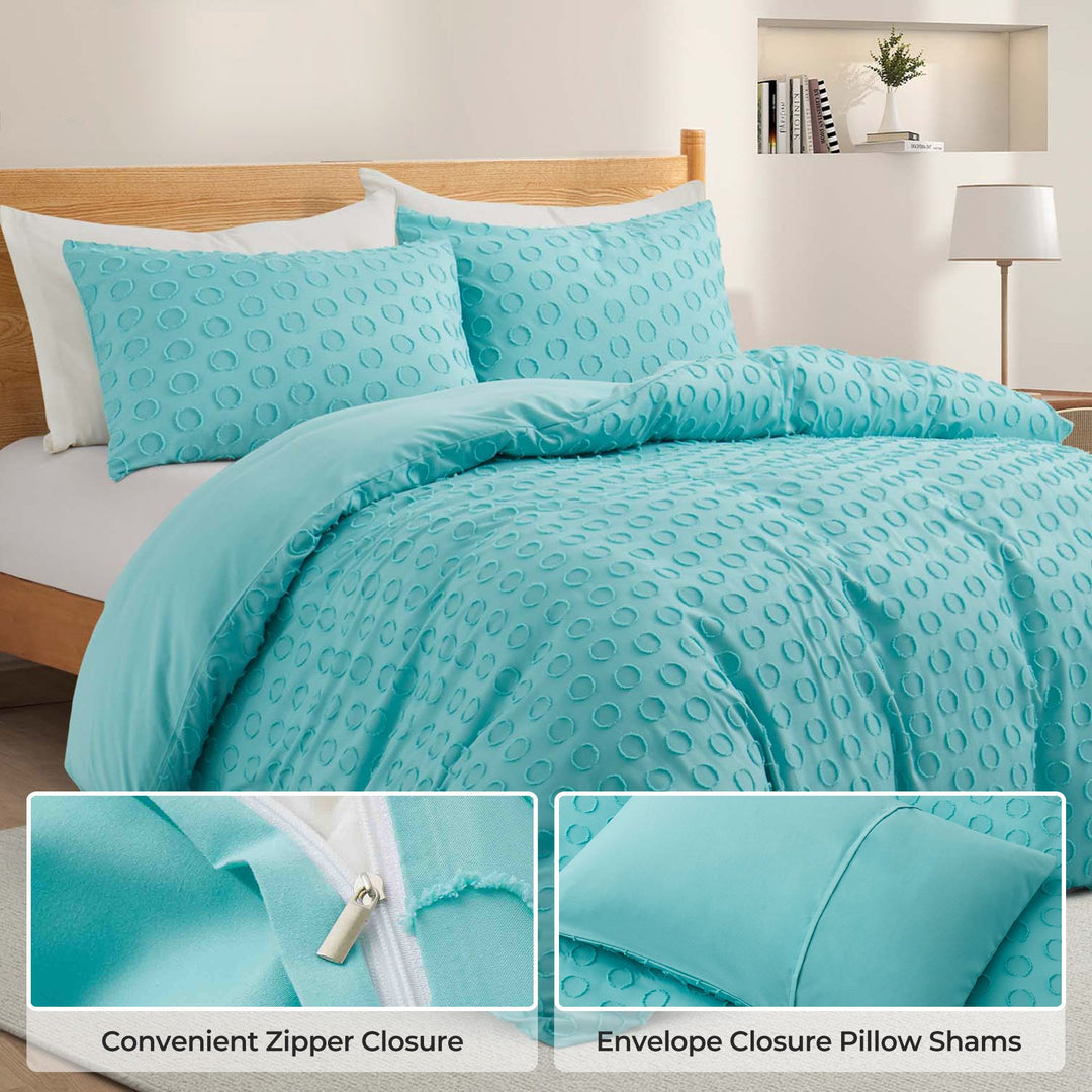 2 Or 3 Piece Duvet Cover Set with Shams Image 1