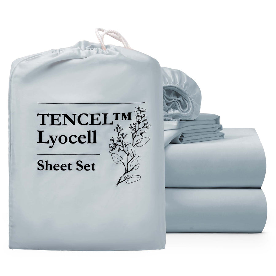 Cooling Sheets for Hot Sleepers, TENCEL Lyocell Sheets, Deep Pocket, Hotel Sheets Image 1