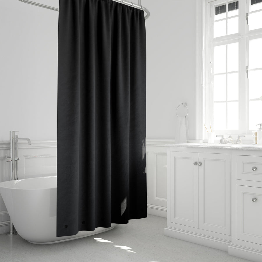 Lightweight Mildew Resistant Shower Curtain Liner Solid Plastic Vinyl 72x72 Inch Image 1