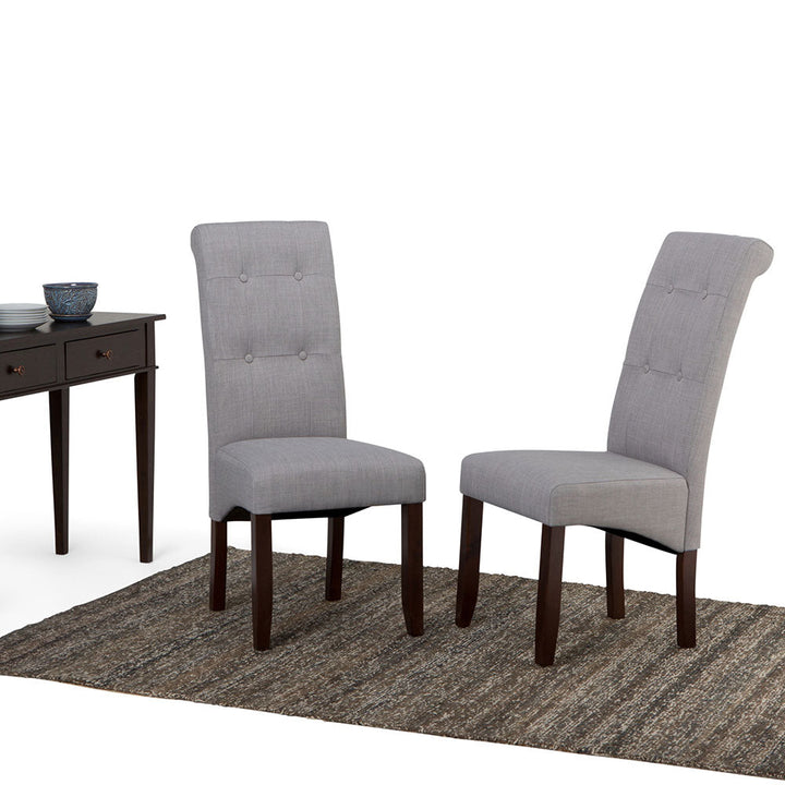Cosmopolitan Dining Chair in Linen (Set of 2) Image 3