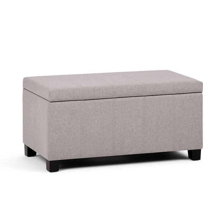 Dover Linen Storage Ottoman 36in Rectangular Lift Top Multi-Functional Furniture Image 1