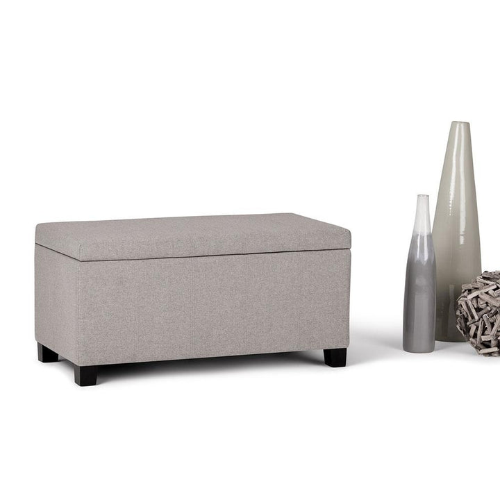 Dover Linen Storage Ottoman 36in Rectangular Lift Top Multi-Functional Furniture Image 4