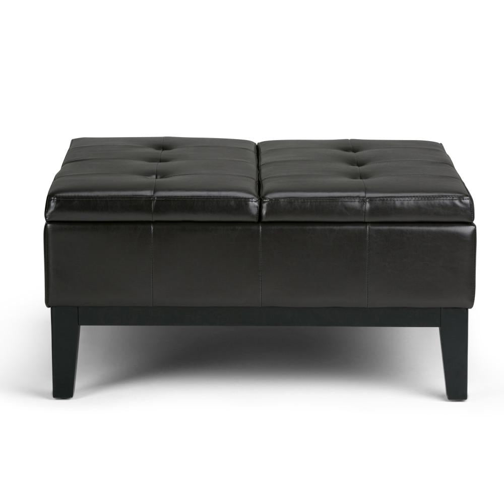 Dover Table Ottoman in Vegan Leather Image 8