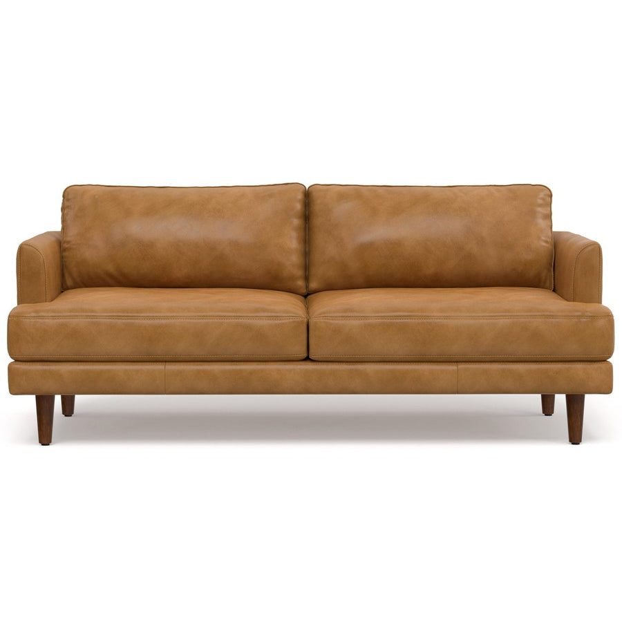 Livingston 76-inch Sofa in Genuine Leather Image 1