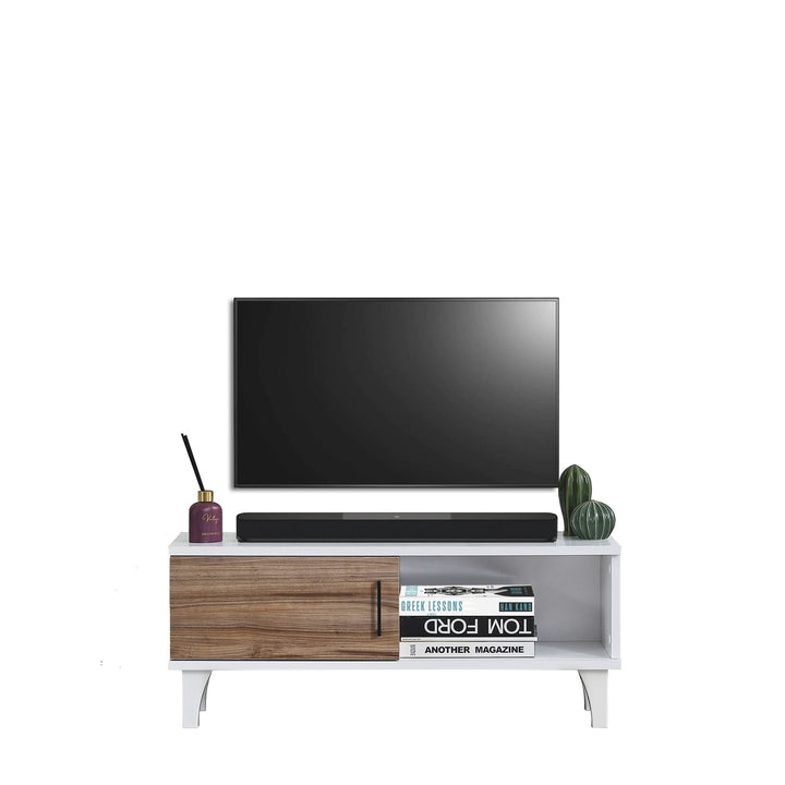 Atelier Mobili Small TV Stand - 38 Inch TV Stand for up to 55 inch TVs - Small Entertainment Center - Media Console Image 12