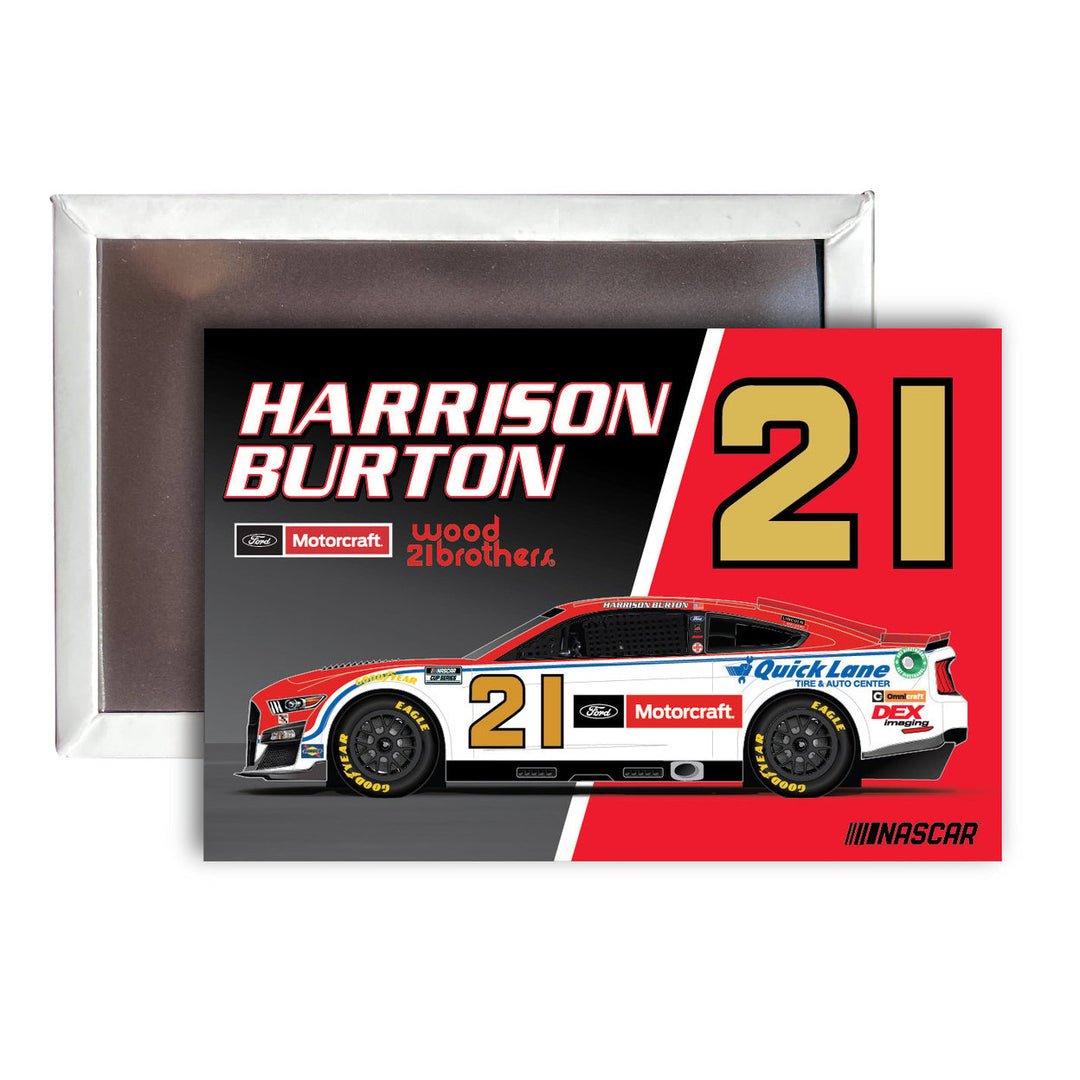 21 Harrison Burton Nascar 2x3-Inch Fridge Magnet Image 1