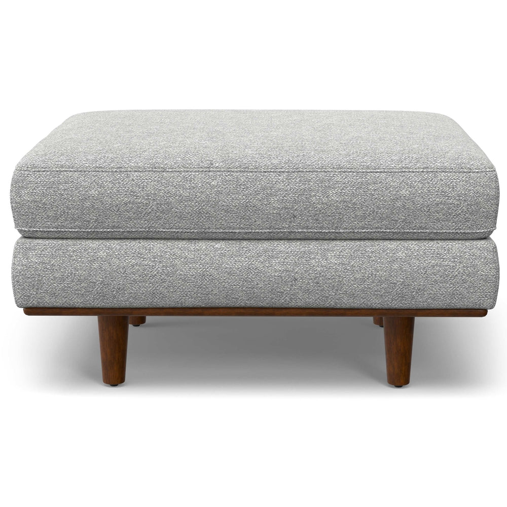 Morrison Ottoman in Woven-Blend Fabric Image 2