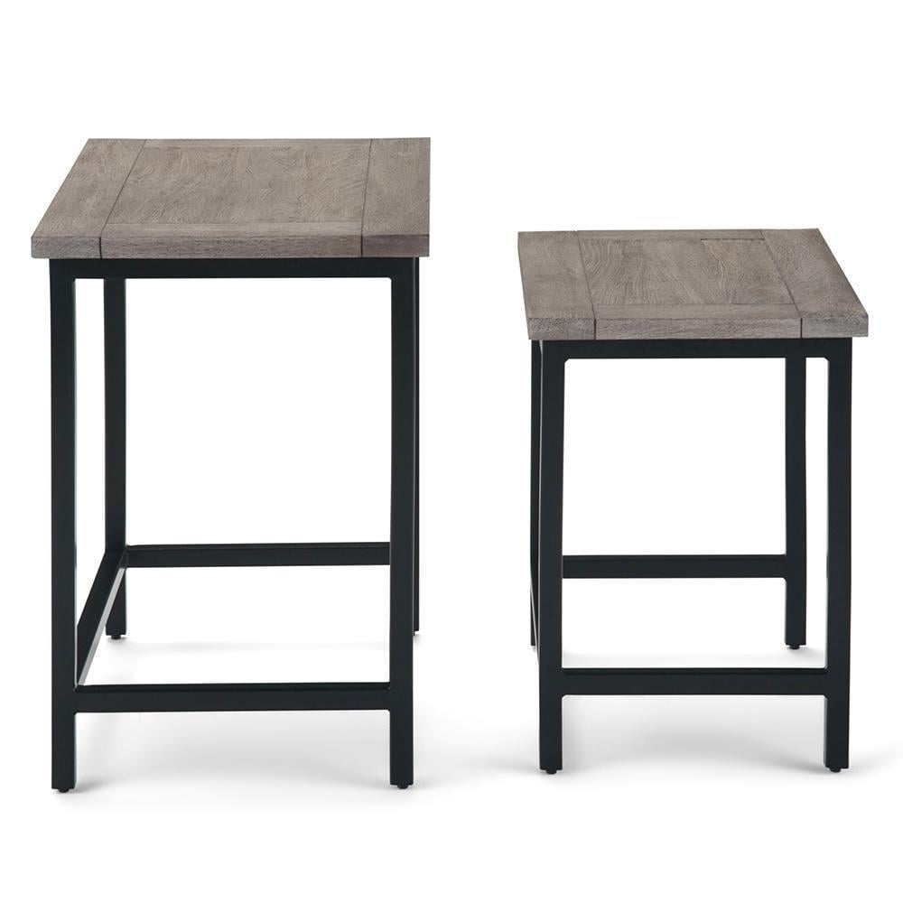 Skyler 2 Pc Nesting Side Table in Mango Image 12