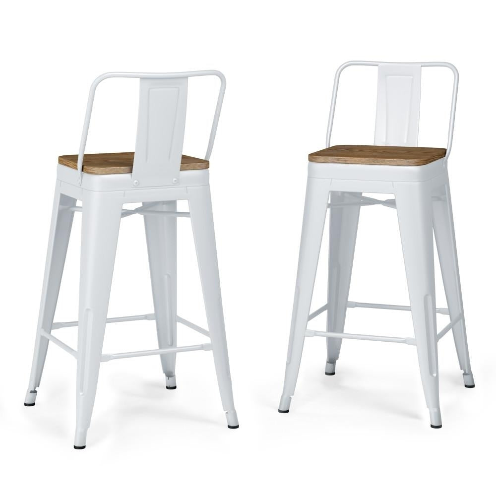 Rayne Metal Wood Counter Stool (Set of 2) Image 1