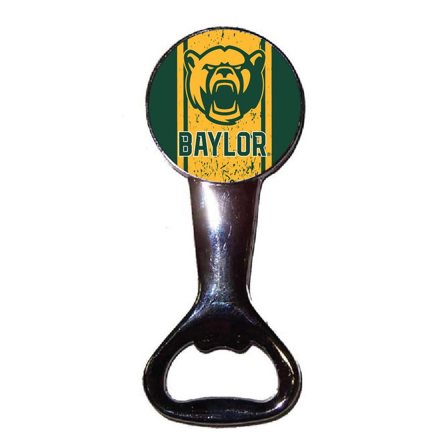 Baylor Bears Officially Licensed Magnetic Metal Bottle Opener - Tailgate and Kitchen Essential Image 1