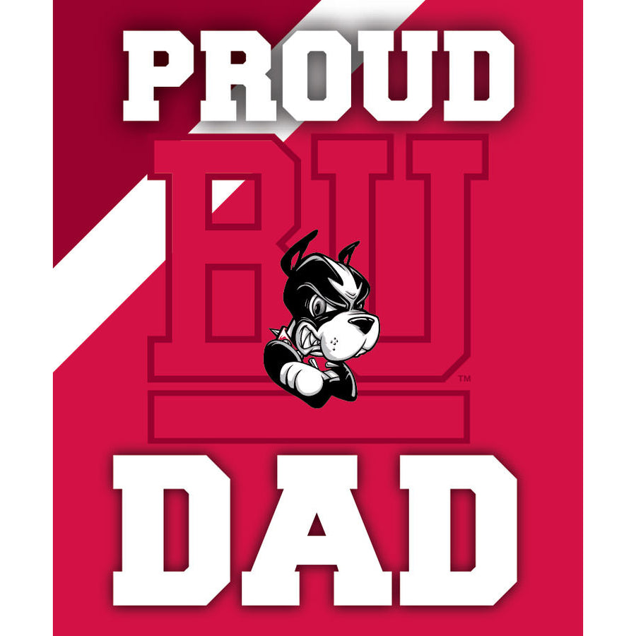 Boston Terriers 5x6-Inch Proud Dad NCAA - Durable School Spirit Vinyl Decal Perfect Image 1