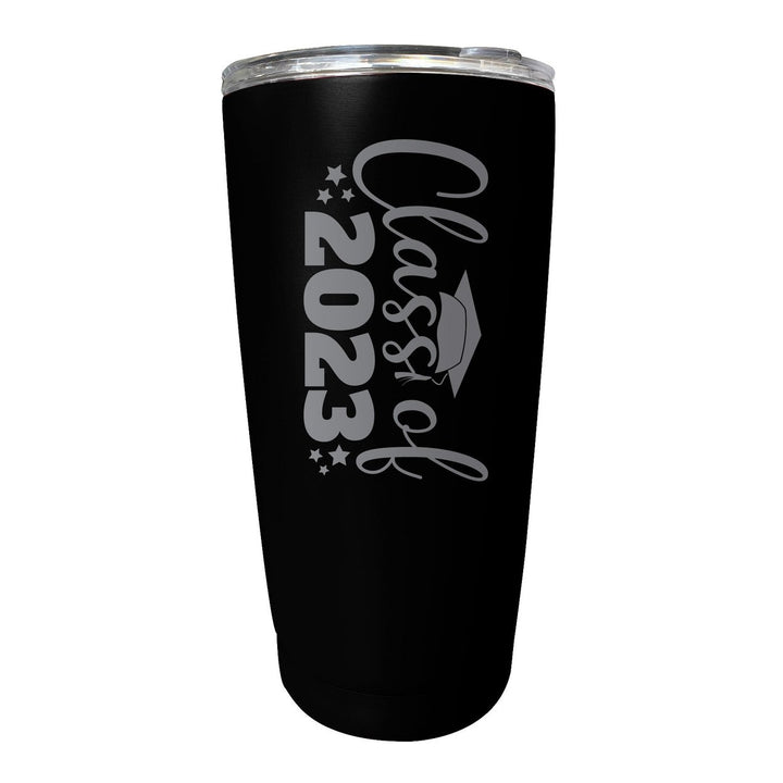 Class of 2023 Graduation 16 oz Engraved Stainless Steel Insulated Tumbler Colors Image 1