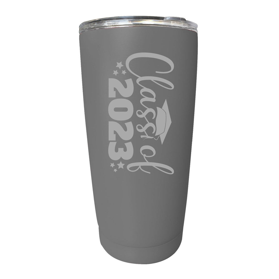 Class of 2023 Graduation 16 oz Engraved Stainless Steel Insulated Tumbler Colors Image 1