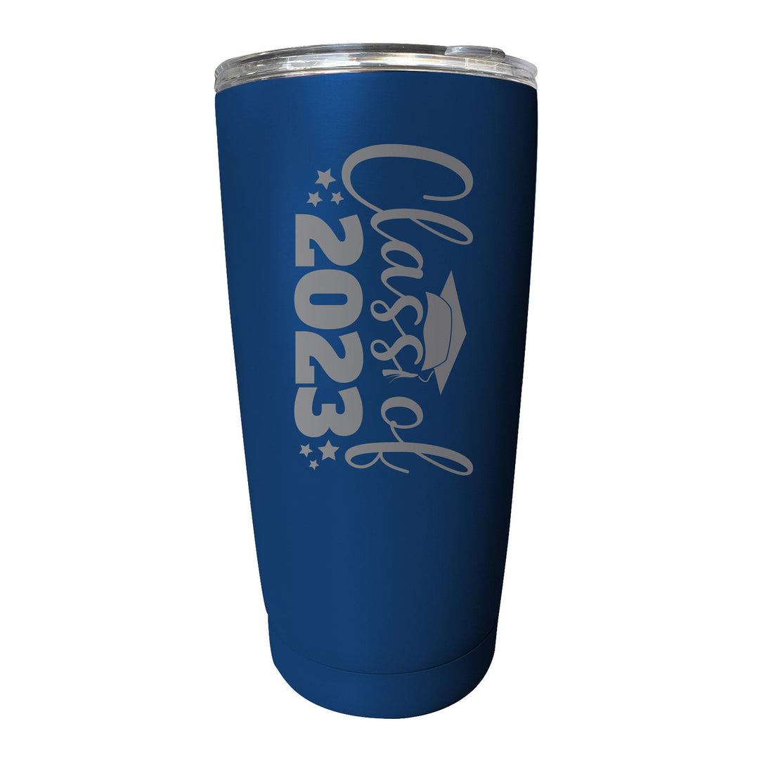 Class of 2023 Graduation 16 oz Engraved Stainless Steel Insulated Tumbler Colors Image 5