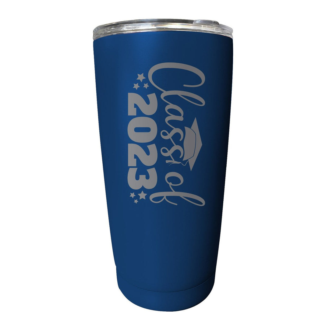 Class of 2023 Graduation 16 oz Engraved Stainless Steel Insulated Tumbler Colors Image 1