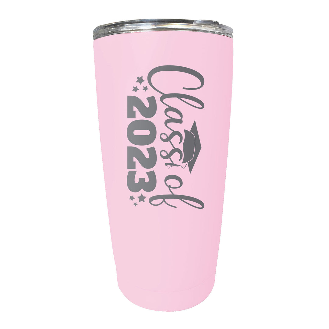 Class of 2023 Graduation 16 oz Engraved Stainless Steel Insulated Tumbler Colors Image 6