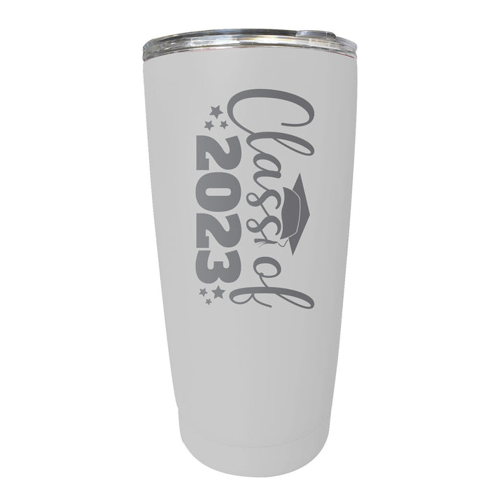 Class of 2023 Graduation 16 oz Engraved Stainless Steel Insulated Tumbler Colors Image 10