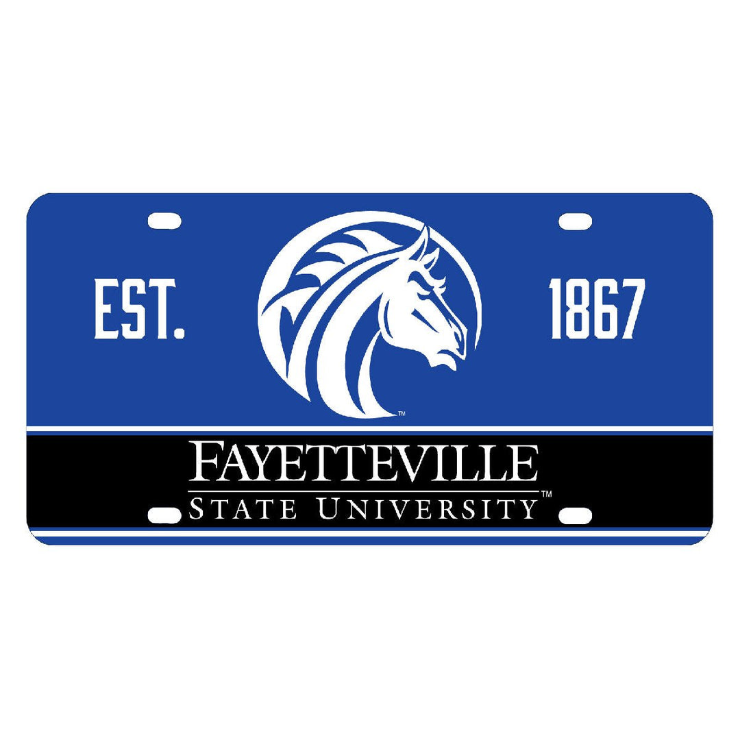 NCAA Fayetteville State University Metal License Plate - Lightweight, Sturdy and Versatile Image 1