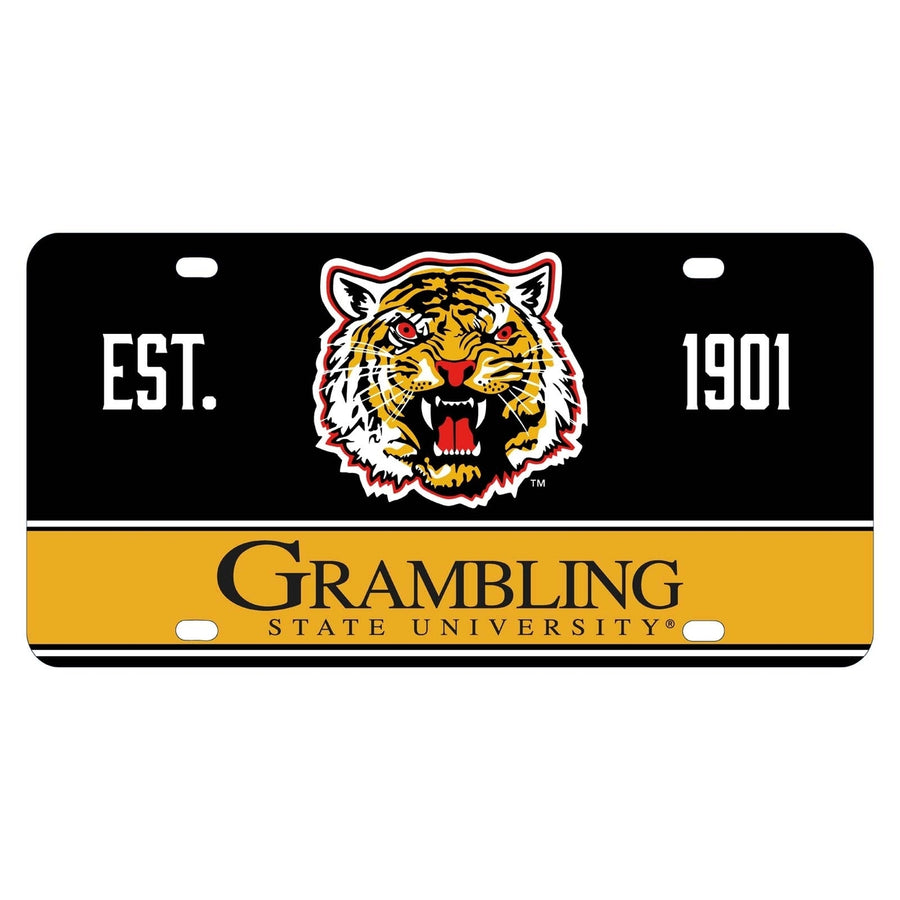 Grambling State Tigers Metal License Plate Image 1