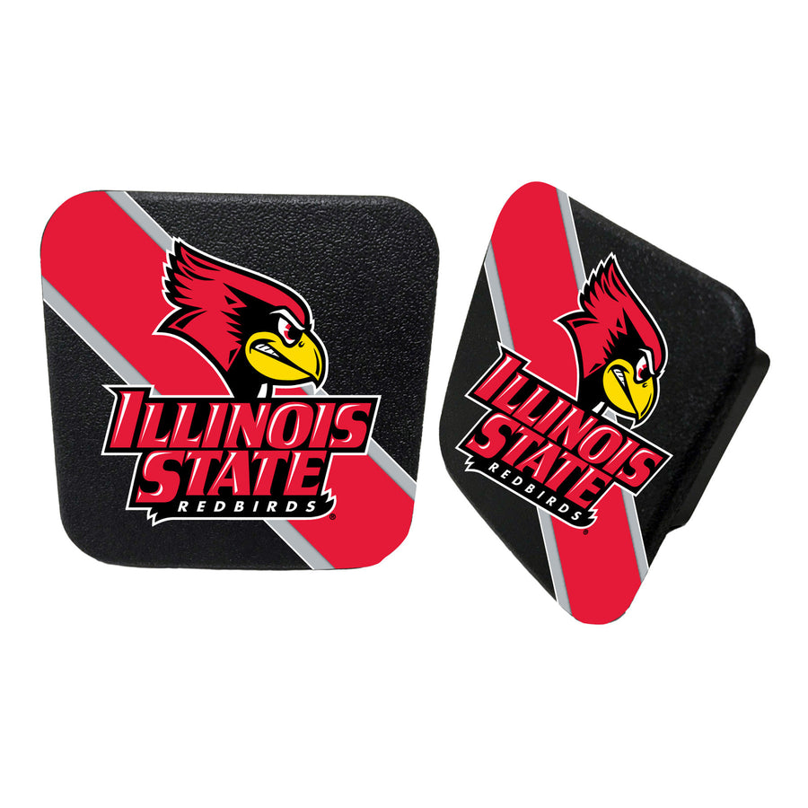 Illinois State Redbirds Rubber Trailer Hitch Cover Image 1