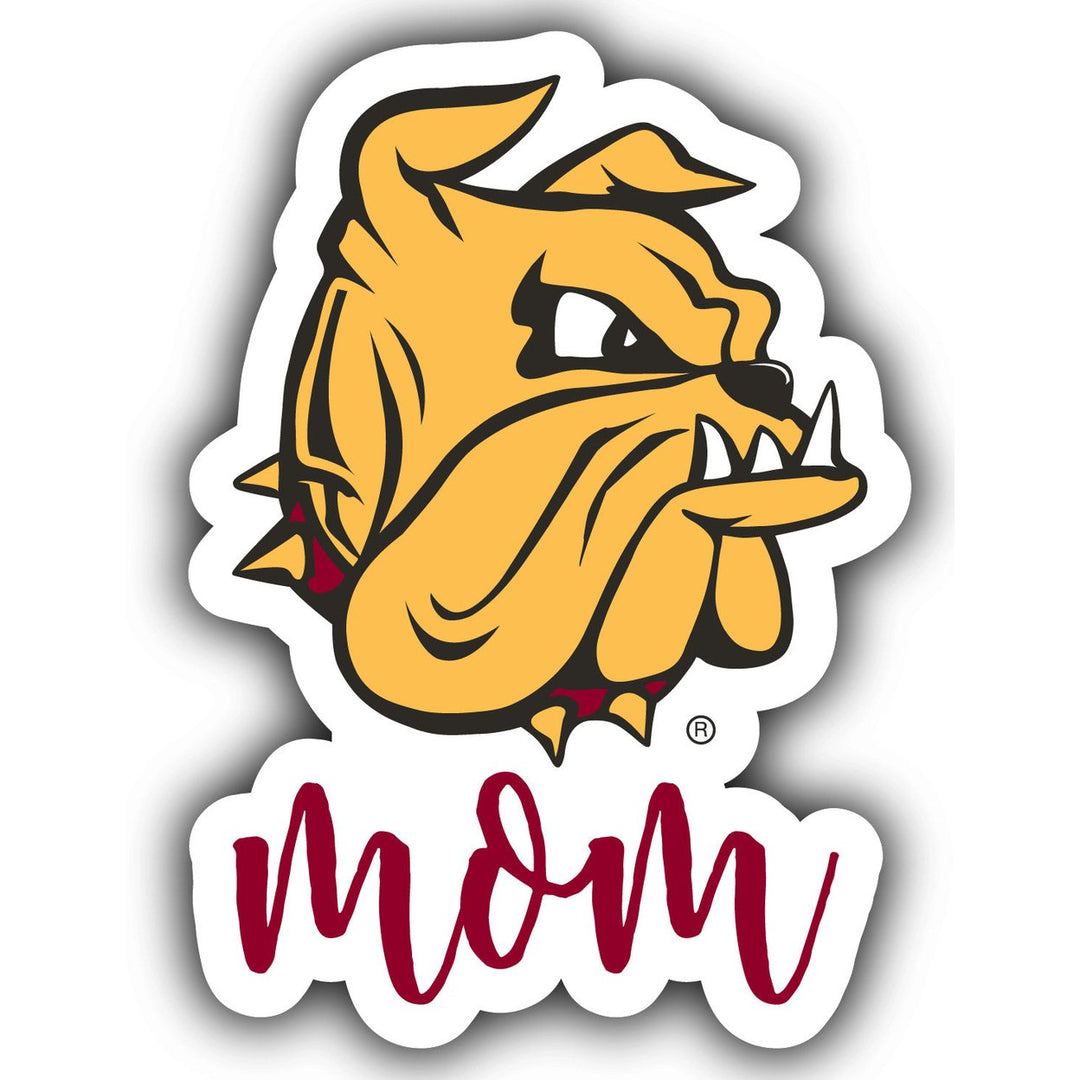 Minnesota Duluth Bulldogs 4-Inch Proud Mom NCAA - Durable School Spirit Vinyl Decal Perfect Image 1