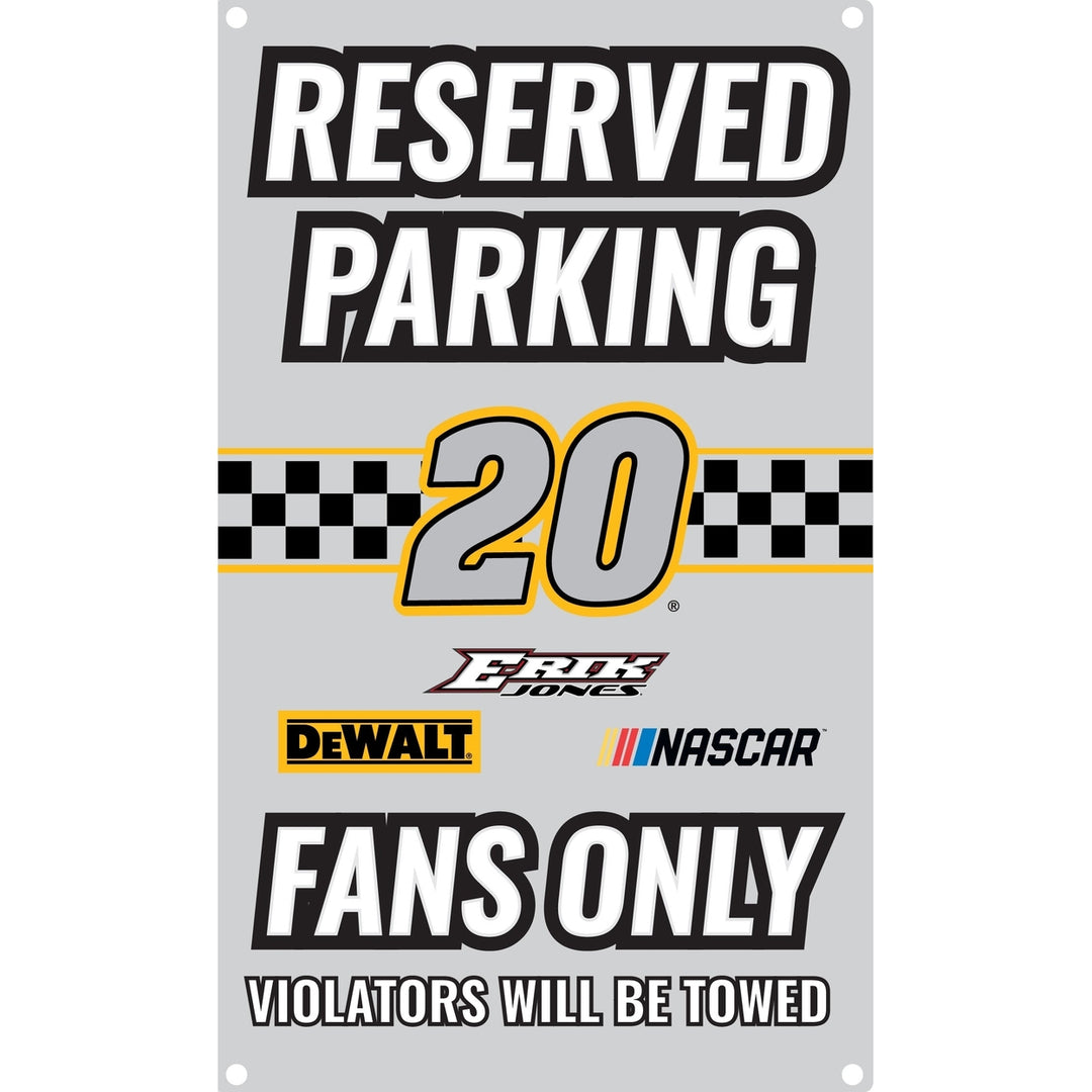 R and R Imports Erik Jones 20 Metal Sign  for 2020 Image 1