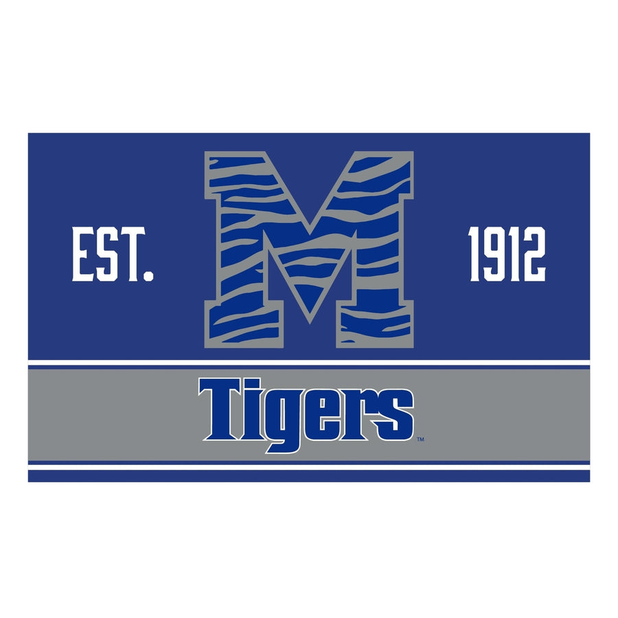 Memphis Tigers Wood Sign with Frame Image 1