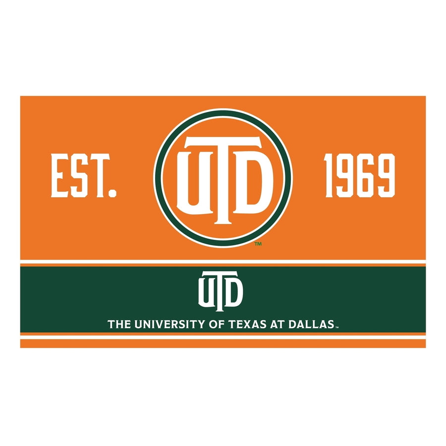 R and R Imports University of Texas at Dallas Wood Sign with Frame Image 1