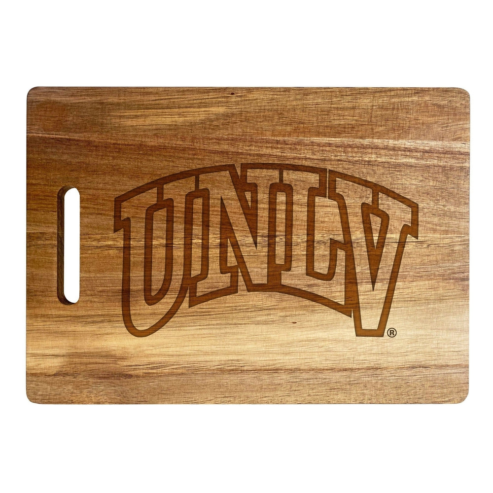 UNLV Rebels Classic Acacia Wood Cutting Board - Small Corner Logo Image 2