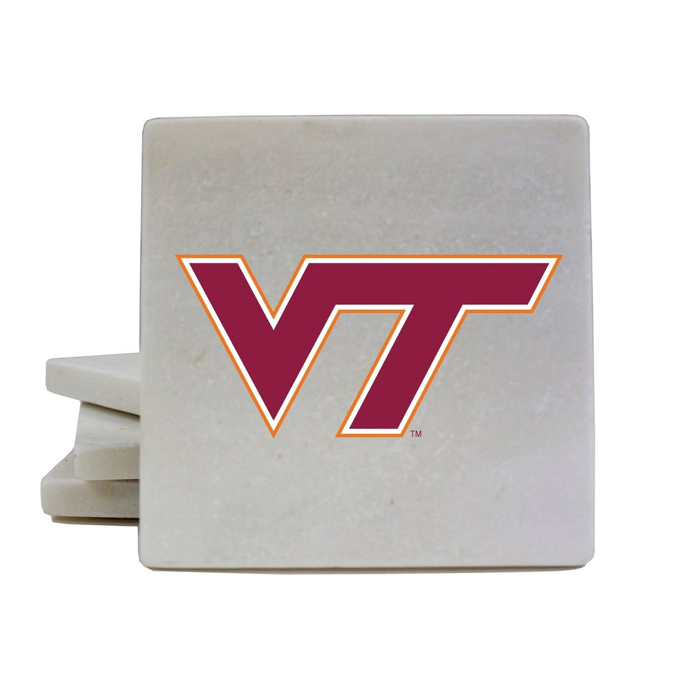 Virginia Tech Hokies Officially Licensed Coasters - Choose Marble or Acrylic Material for Ultimate Team Pride Image 2