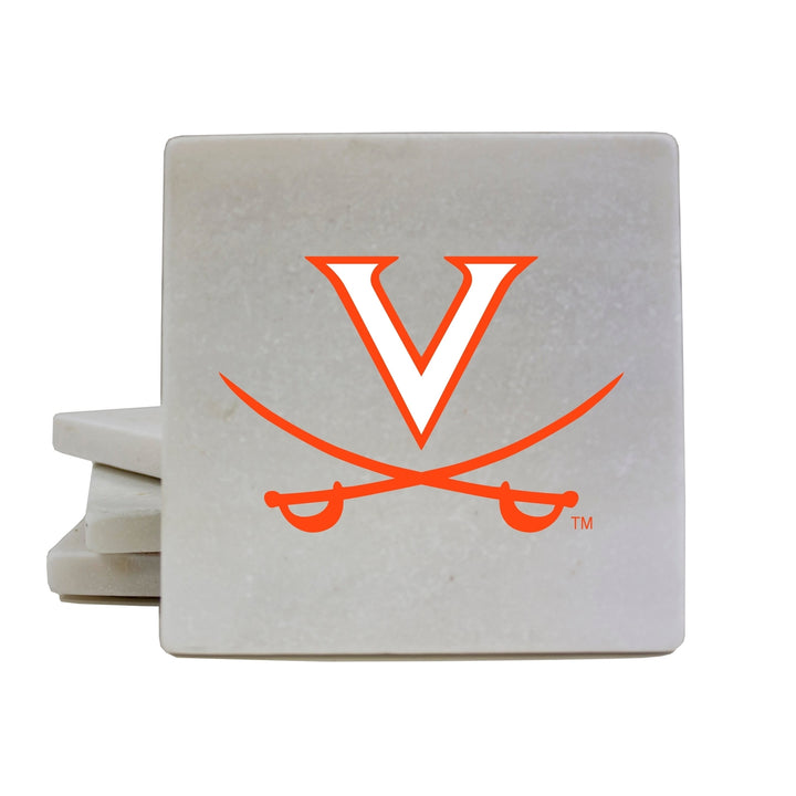 Virginia Cavaliers Officially Licensed Coasters - Choose Marble or Acrylic Material for Ultimate Team Pride Image 2