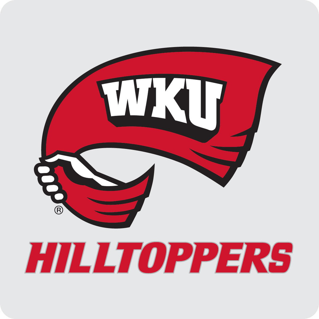 Western Kentucky Hilltoppers Officially Licensed Coasters - Choose Marble or Acrylic Material for Ultimate Team Pride Image 1