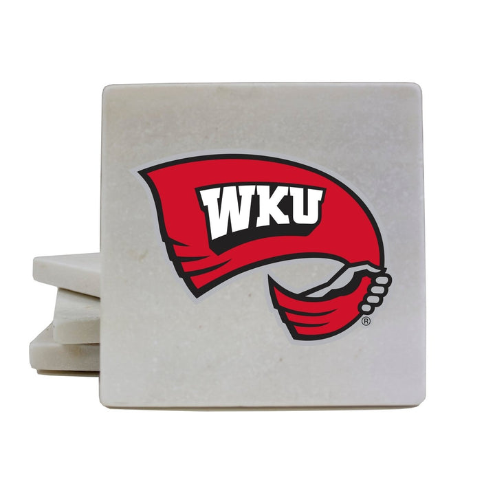 Western Kentucky Hilltoppers Officially Licensed Coasters - Choose Marble or Acrylic Material for Ultimate Team Pride Image 2