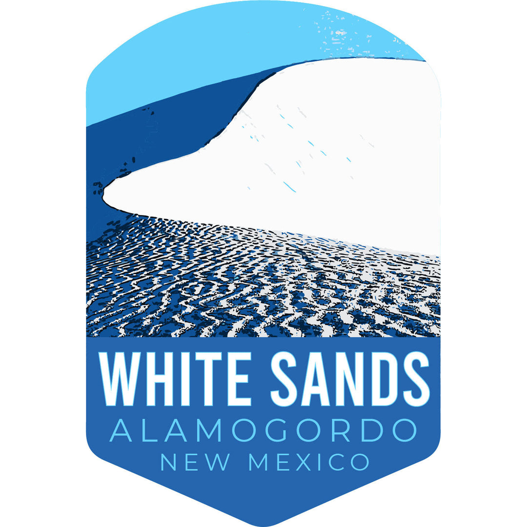 White Sands Alamogordo Mexico Souvenir 4-Inch Vinyl Decal Sticker Image 1