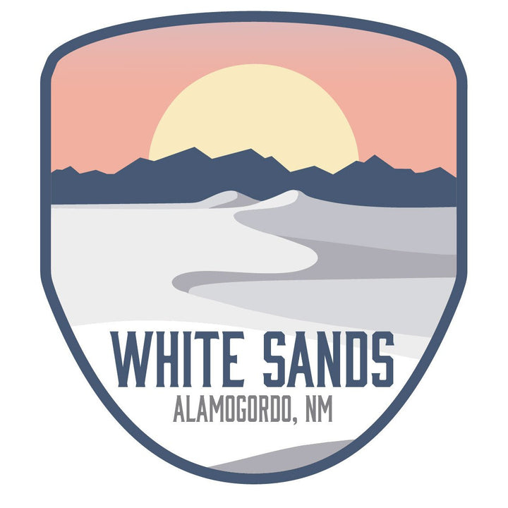 White Sands Alamogordo Mexico Souvenir 4-Inch Vinyl Decal Sticker Image 4