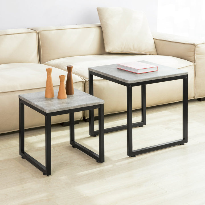 Haotian FBT42-HG, Set of 2 Side Tables Image 1