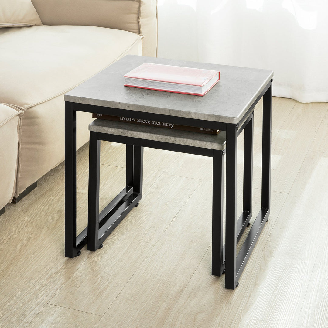 Haotian FBT42-HG, Set of 2 Side Tables Image 5