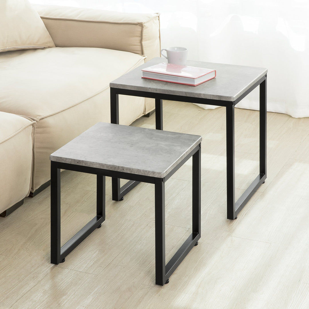 Haotian FBT42-HG, Set of 2 Side Tables Image 7