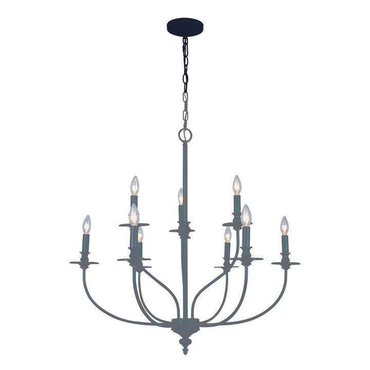 Hartford 29 Wide 9-Light Chandelier - Oil Rubbed Bronze Image 1