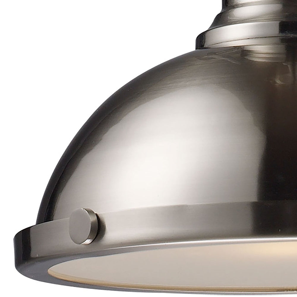 Chadwick 13 Wide 1-Light Pendant - Satin Nickel Image 2