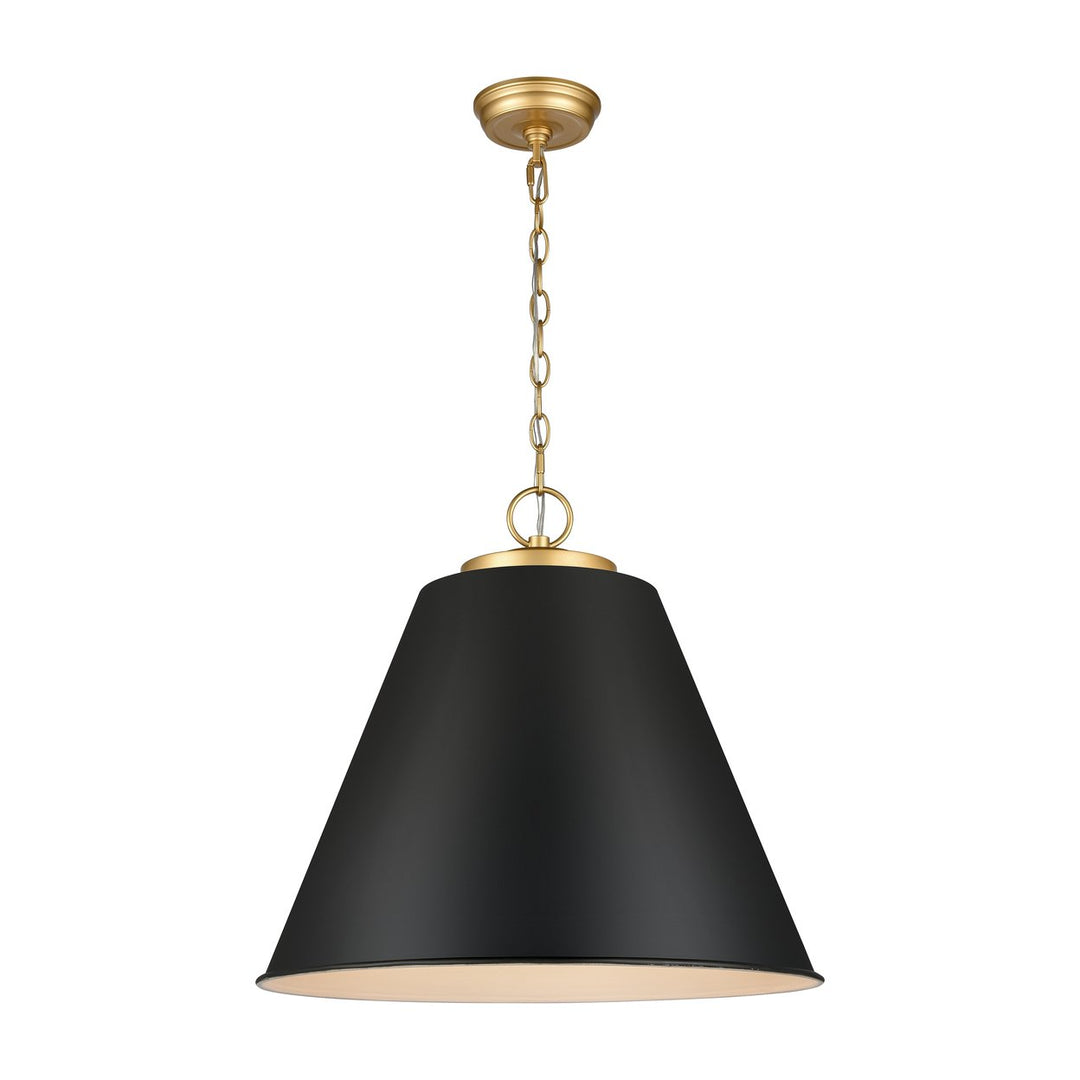 Vellus 20.5 Wide 3-Light Pendant - Matte Black Image 1