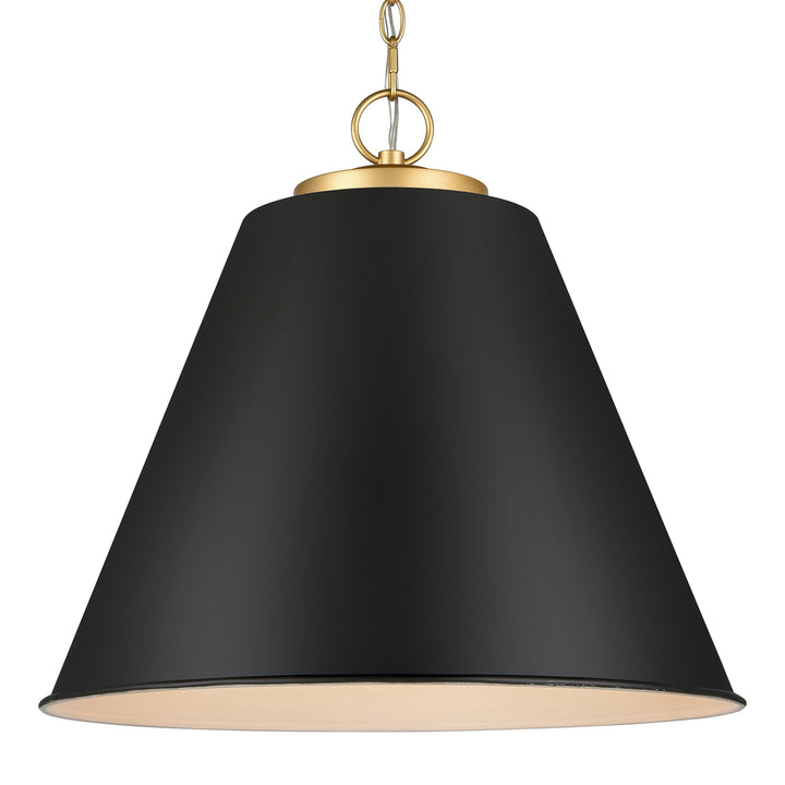 Vellus 20.5 Wide 3-Light Pendant - Matte Black Image 4