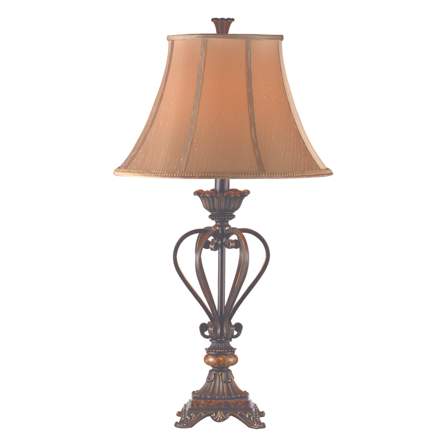 Lyon 34 High 1-Light Table Lamp - Bronze Image 1