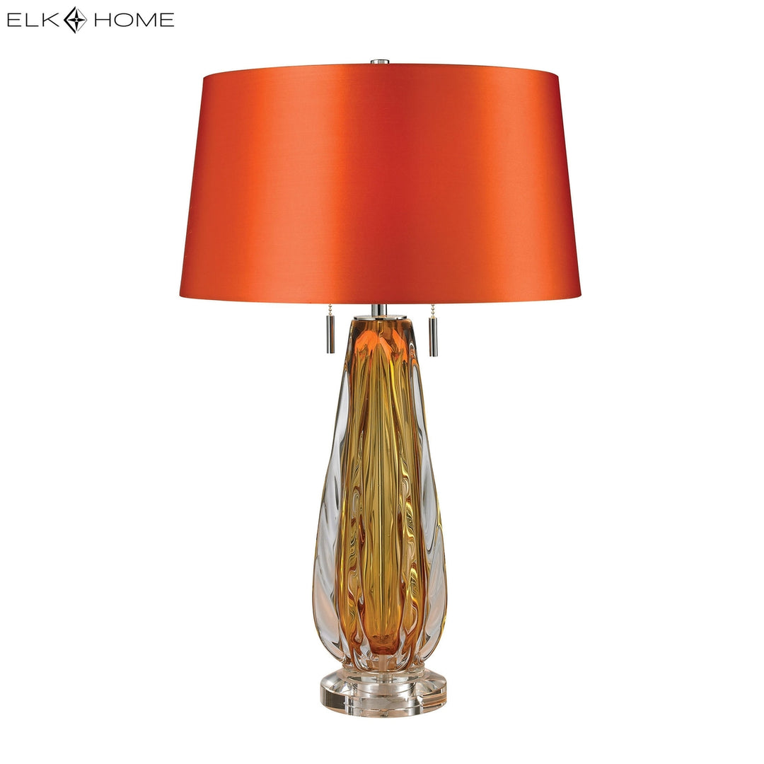 Modena 26 High 2-Light Table Lamp - Amber Image 2