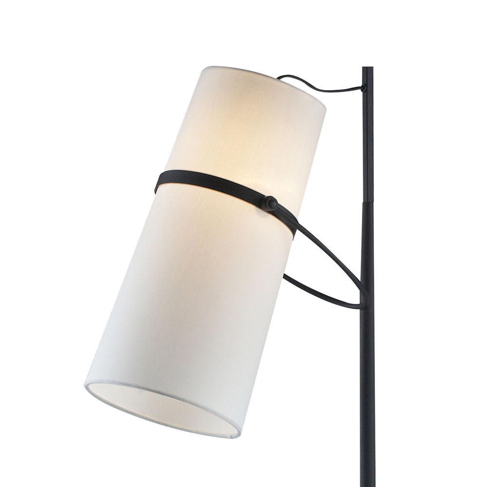 Banded Shade 70 High 1-Light Floor Lamp - Matte Black Image 2