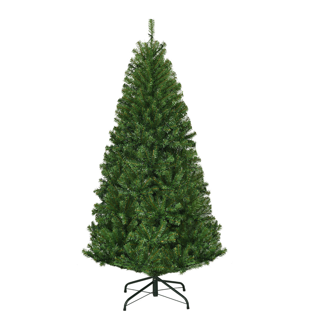 4Ft Pre-Lit Artificial Christmas Tree Hinged 100 LED Lights Image 8